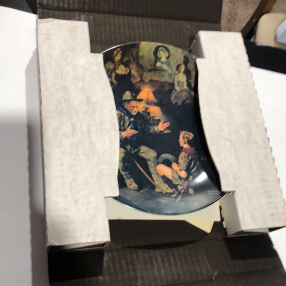 Edwin M. Knowles Old School by Norman Rockwell collector’s plate - Picture 7 of 7